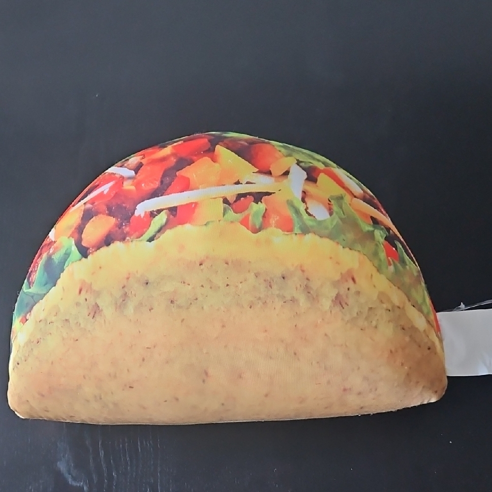 Taco shaped pillow